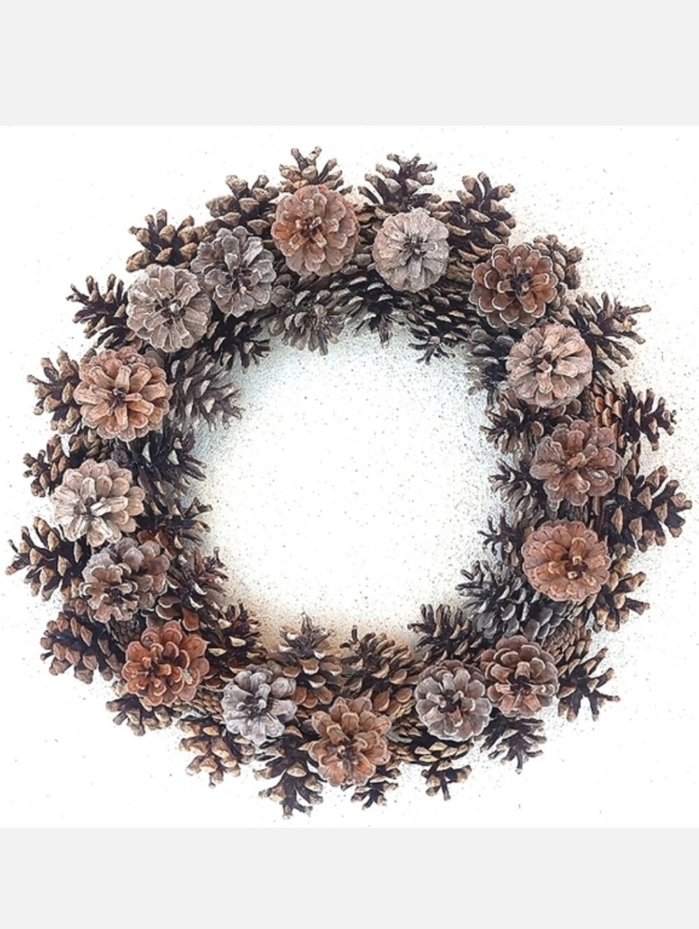Handmade Natural Pinecone Wreath